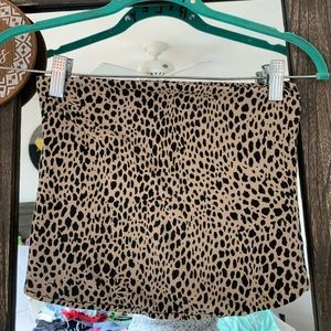 cheetah tube top